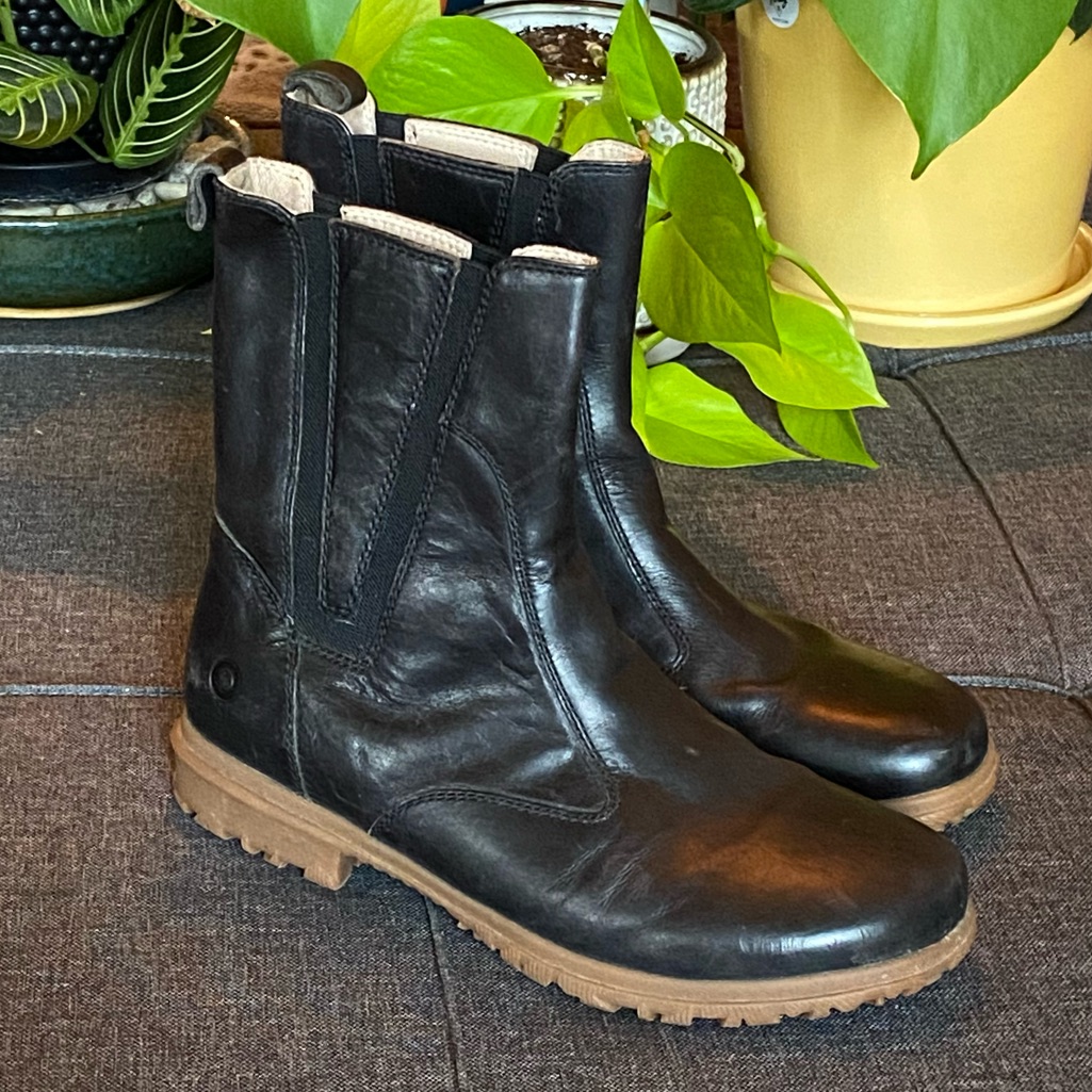 Bogs Pearl Bootwaterproof Full Grain Black Leather